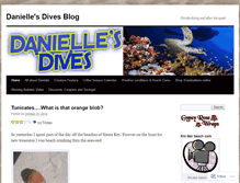 Tablet Screenshot of daniellesdives.wordpress.com