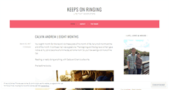 Desktop Screenshot of keepsonringing.wordpress.com