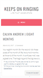 Mobile Screenshot of keepsonringing.wordpress.com