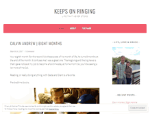 Tablet Screenshot of keepsonringing.wordpress.com