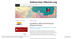 Desktop Screenshot of indonesianatheists.wordpress.com