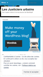 Mobile Screenshot of lesjusticiersurbains.wordpress.com