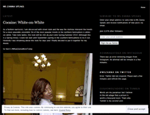 Tablet Screenshot of mszannaspeaks.wordpress.com