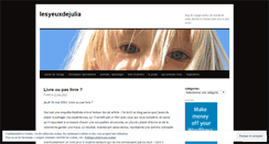 Desktop Screenshot of lesyeuxdejulia.wordpress.com