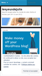 Mobile Screenshot of lesyeuxdejulia.wordpress.com
