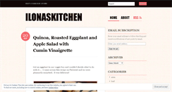 Desktop Screenshot of ilonaskitchen.wordpress.com