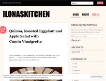 Tablet Screenshot of ilonaskitchen.wordpress.com