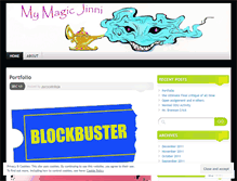 Tablet Screenshot of mymagicjinni.wordpress.com