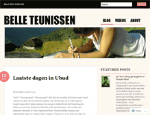 Tablet Screenshot of belleteunissen.wordpress.com
