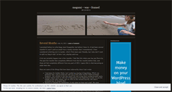 Desktop Screenshot of megumiwasframed.wordpress.com
