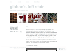 Tablet Screenshot of gibbonstair.wordpress.com