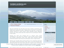 Tablet Screenshot of duniatani.wordpress.com
