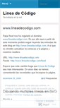 Mobile Screenshot of lineadecodigo.wordpress.com