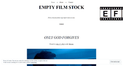 Desktop Screenshot of emptyfilmstock.wordpress.com