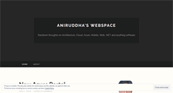 Desktop Screenshot of caniruddha.wordpress.com