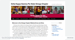 Desktop Screenshot of dkgpsistateomega.wordpress.com