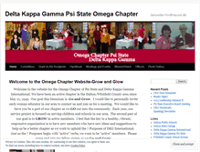 Tablet Screenshot of dkgpsistateomega.wordpress.com