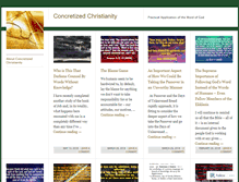 Tablet Screenshot of concretizedchristianity.wordpress.com
