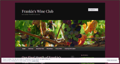Desktop Screenshot of frankieswineclub.wordpress.com