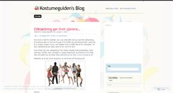 Desktop Screenshot of kostumeguiden.wordpress.com
