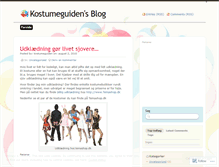 Tablet Screenshot of kostumeguiden.wordpress.com