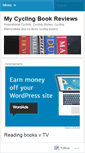 Mobile Screenshot of cyclingbookreviews.wordpress.com