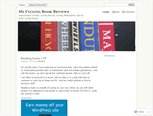 Tablet Screenshot of cyclingbookreviews.wordpress.com