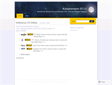 Tablet Screenshot of kampoengnet.wordpress.com