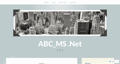 Desktop Screenshot of abcmsdotnet.wordpress.com