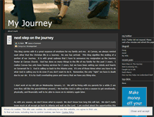 Tablet Screenshot of myjourneyblog.wordpress.com