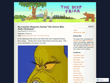 Tablet Screenshot of deepfriar.wordpress.com