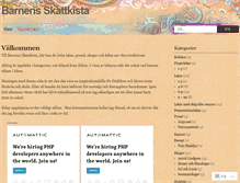 Tablet Screenshot of barnensskattkista.wordpress.com