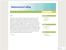 Tablet Screenshot of debimairesse.wordpress.com