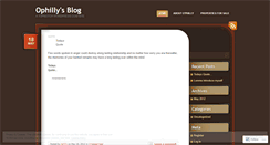 Desktop Screenshot of ophilly.wordpress.com