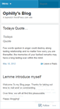 Mobile Screenshot of ophilly.wordpress.com
