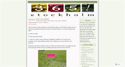 Desktop Screenshot of 365isthlm.wordpress.com