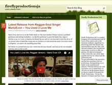 Tablet Screenshot of fireflyproductionsja.wordpress.com