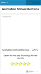 Mobile Screenshot of animationschoolkelowna.wordpress.com