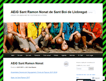 Tablet Screenshot of aegsantramon.wordpress.com