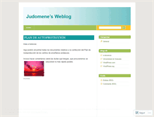 Tablet Screenshot of judomene.wordpress.com
