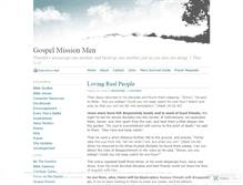 Tablet Screenshot of gospelmissionmen.wordpress.com