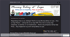 Desktop Screenshot of murangbahayatlupa.wordpress.com