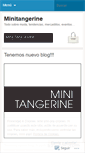 Mobile Screenshot of minitangerine.wordpress.com