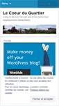 Mobile Screenshot of lecoeurduquartier.wordpress.com