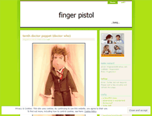 Tablet Screenshot of fingerpistol.wordpress.com