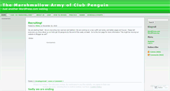 Desktop Screenshot of marshmallowarmy.wordpress.com