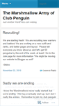 Mobile Screenshot of marshmallowarmy.wordpress.com