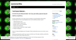 Desktop Screenshot of iputumardika.wordpress.com