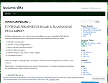 Tablet Screenshot of iputumardika.wordpress.com