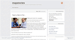 Desktop Screenshot of mapstories.wordpress.com